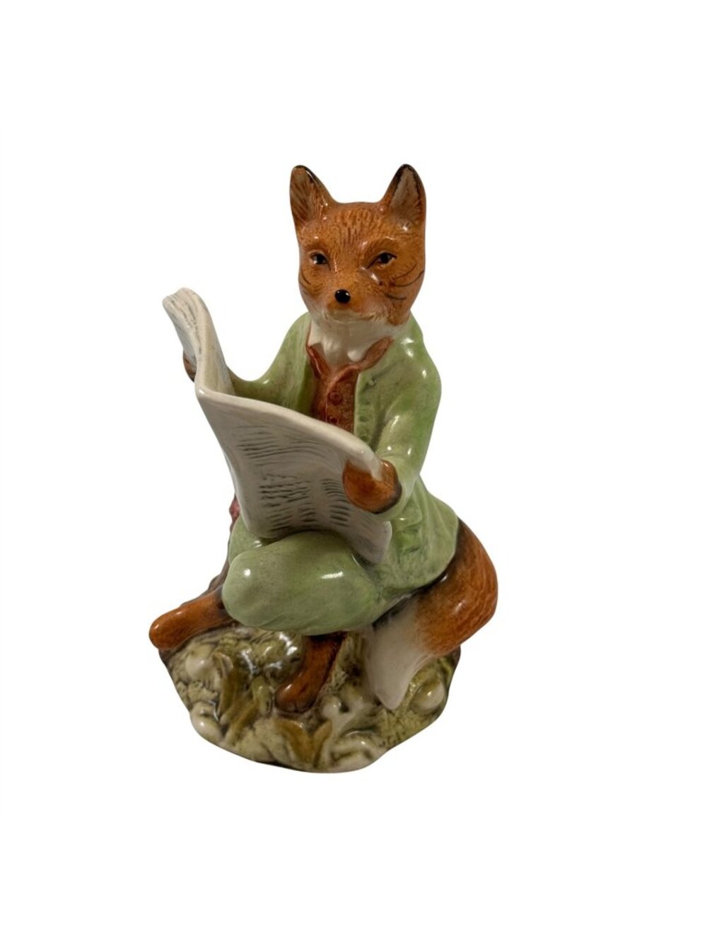Royal Albert Foxy Reading Porcelain Figurine Beatrix Potter Warne Vintage 1990